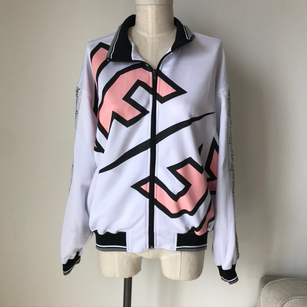 [LF] The Brand Black & White Printed Jacket
